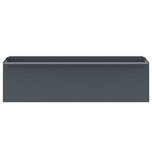 vidaXL Pallet Planter 12 pcs Grey 36x13.5x9.5 cm PP