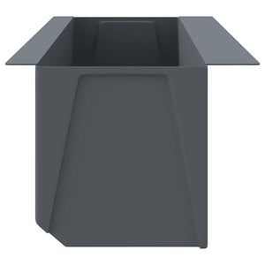 vidaXL Pallet Planter 12 pcs Grey 36x13.5x9.5 cm PP