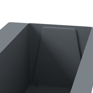 vidaXL Pallet Planter 12 pcs Grey 36x13.5x9.5 cm PP