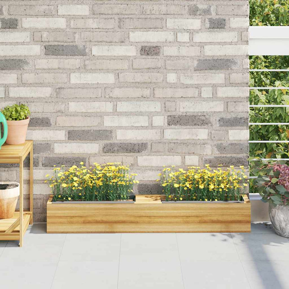 vidaXL Pallet Planter 12 pcs Grey 36x13.5x9.5 cm PP