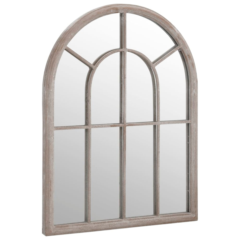 vidaXL Garden Mirror Sand 60x45 cm Iron