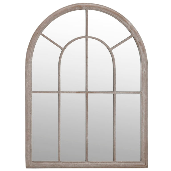 vidaXL Garden Mirror Sand 60x45 cm Iron