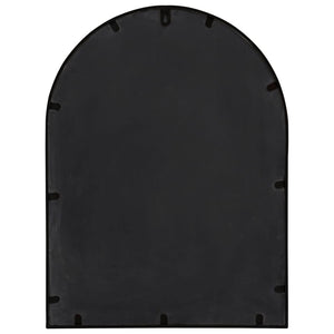 vidaXL Garden Mirror Black 60x45 cm Iron