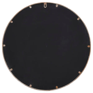 vidaXL Garden Mirror Sand 40x4 cm Iron Round