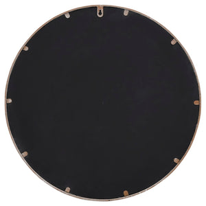 vidaXL Garden Mirror Sand 60x4 cm Iron Round