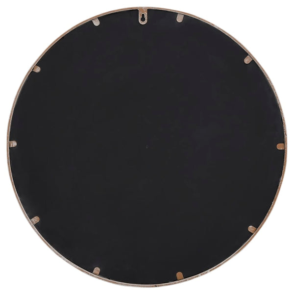 vidaXL Garden Mirror Sand 60x4 cm Iron Round