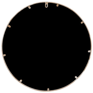 vidaXL Garden Mirror Sand 40x2.5 cm Iron Round