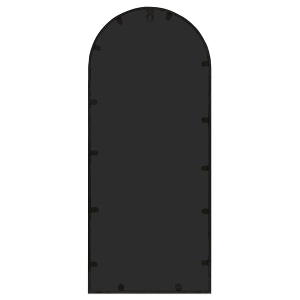 vidaXL Garden Mirror Black 100x45 cm Iron
