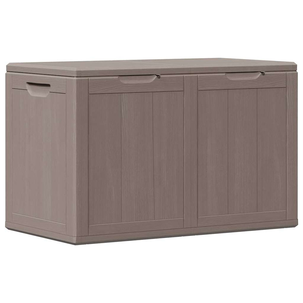 vidaXL Garden Storage Box 180 L Brown PP Wood-Look