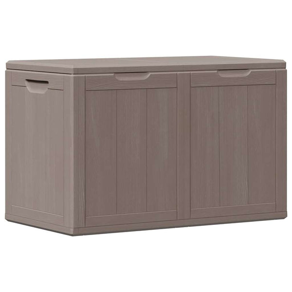 vidaXL Garden Storage Box 180 L Brown PP Wood-Look