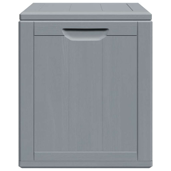 vidaXL Garden Storage Box 90 L Grey PP Wood-Look