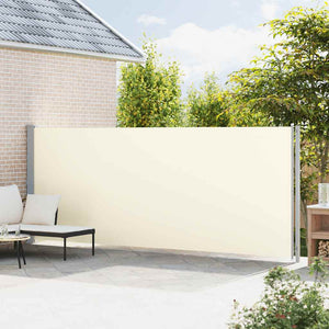 vidaXL Retractable Side Awning 180x600 cm Cream