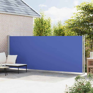 vidaXL Retractable Side Awning 180x600 cm Blue