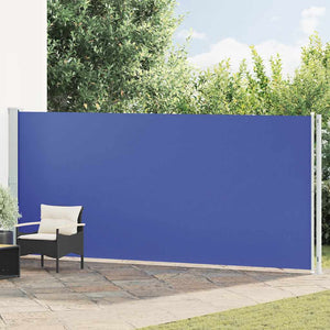 vidaXL Retractable Side Awning 180x600 cm Blue