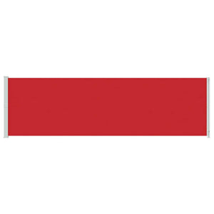 vidaXL Retractable Side Awning 180x600 cm Red