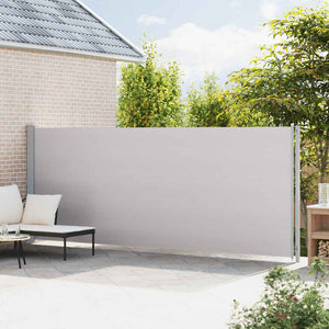 vidaXL Retractable Side Awning 180x600 cm Grey