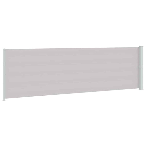 vidaXL Retractable Side Awning 180x600 cm Grey