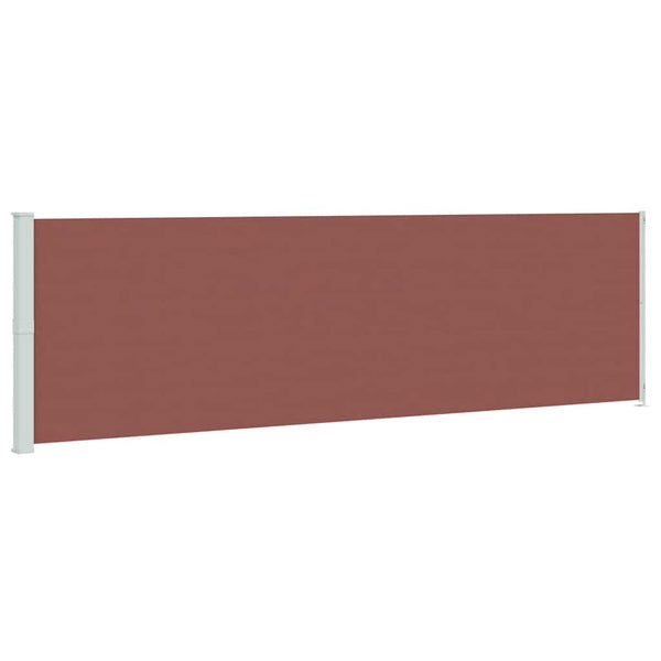 vidaXL Retractable Side Awning 180x600 cm Brown