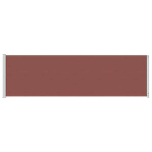 vidaXL Retractable Side Awning 180x600 cm Brown