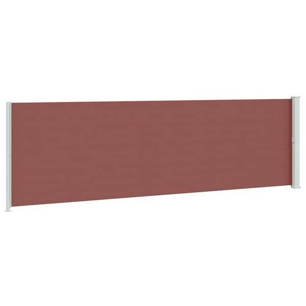 vidaXL Retractable Side Awning 180x600 cm Brown