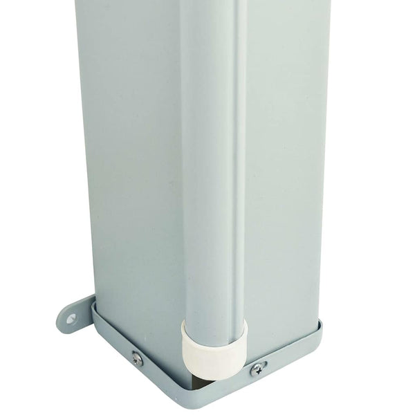 vidaXL Retractable Side Awning 200x600 cm Black