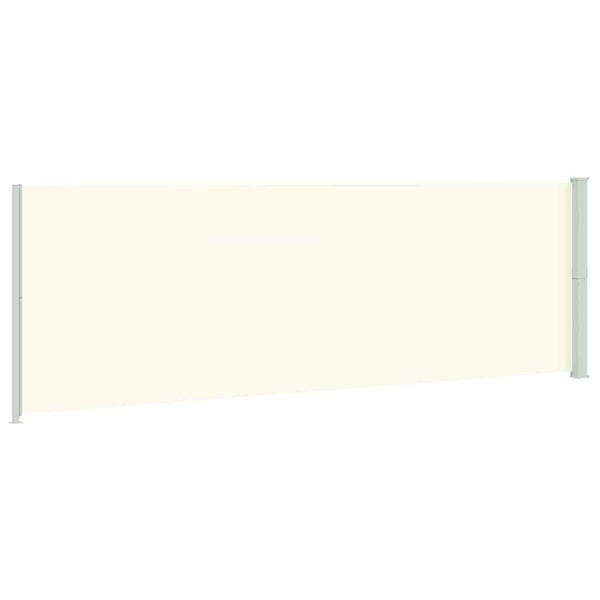 vidaXL Retractable Side Awning 200x600 cm Cream