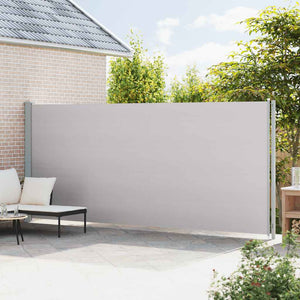 vidaXL Retractable Side Awning 200x600 cm Grey