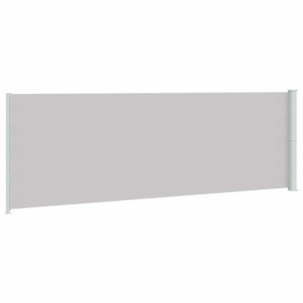 vidaXL Retractable Side Awning 200x600 cm Grey