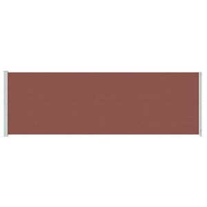 vidaXL Retractable Side Awning 200x600 cm Brown