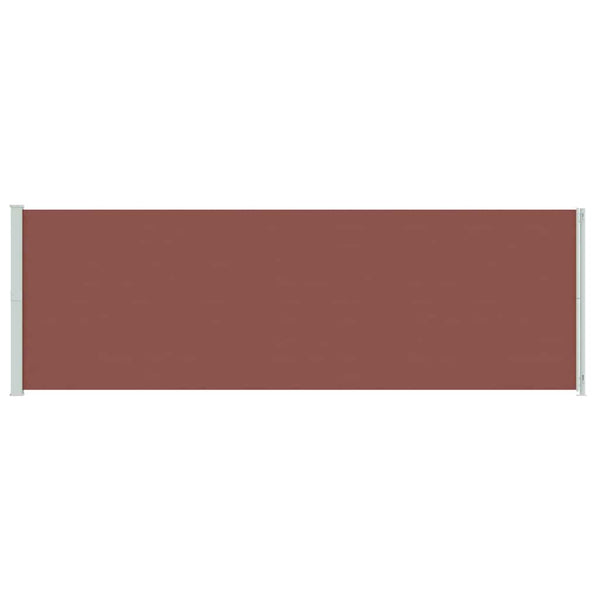 vidaXL Retractable Side Awning 200x600 cm Brown
