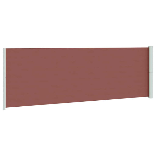 vidaXL Retractable Side Awning 200x600 cm Brown