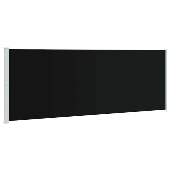 vidaXL Retractable Side Awning 220x600 cm Black