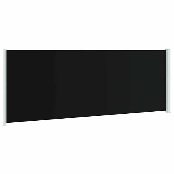 vidaXL Retractable Side Awning 220x600 cm Black