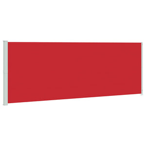 vidaXL Retractable Side Awning 220x600 cm Red