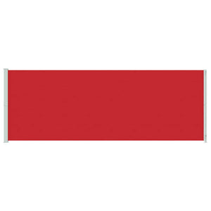 vidaXL Retractable Side Awning 220x600 cm Red