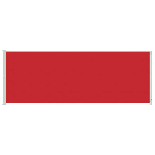 vidaXL Retractable Side Awning 220x600 cm Red