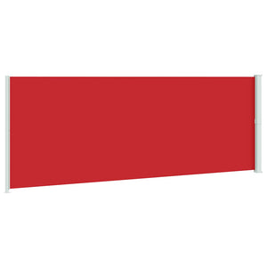 vidaXL Retractable Side Awning 220x600 cm Red