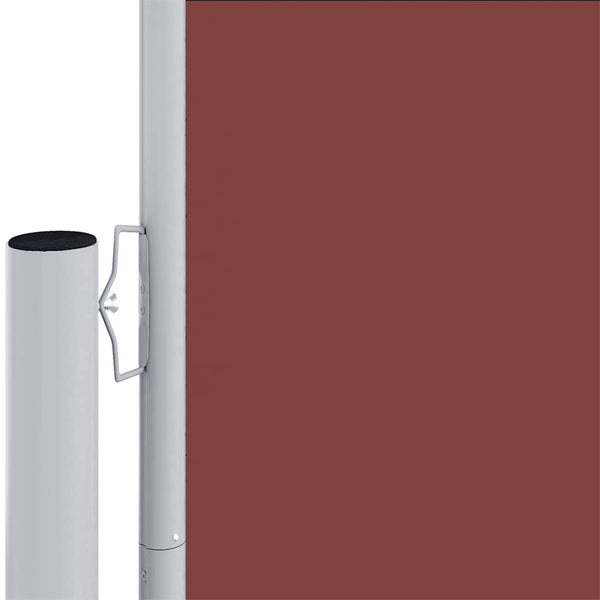 vidaXL Retractable Side Awning Brown 180x600 cm