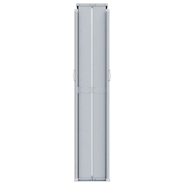 vidaXL Retractable Side Awning Cream 200x600 cm