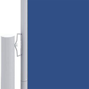 vidaXL Retractable Side Awning Blue 220x600 cm
