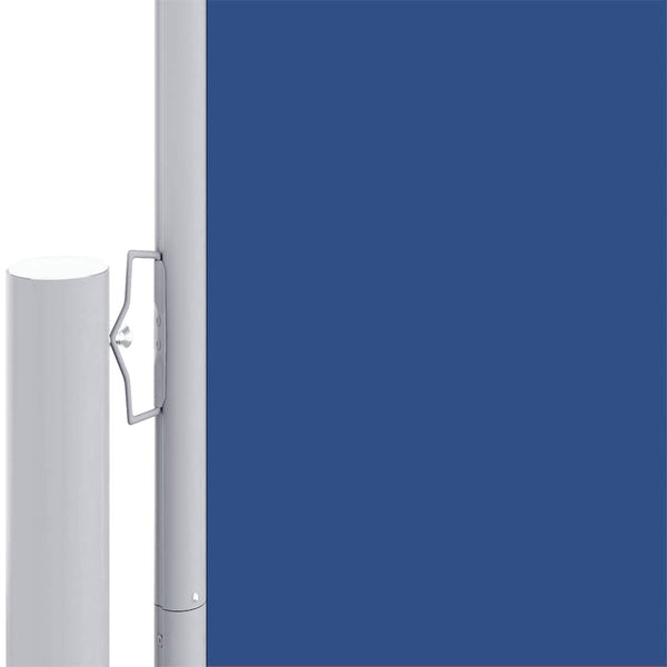 vidaXL Retractable Side Awning Blue 220x600 cm