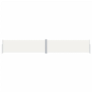 vidaXL Retractable Side Awning Cream 160x1000 cm