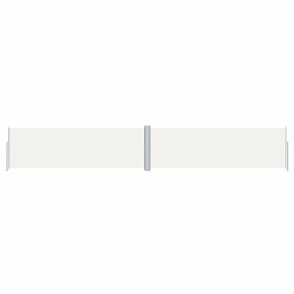 vidaXL Retractable Side Awning Cream 160x1000 cm