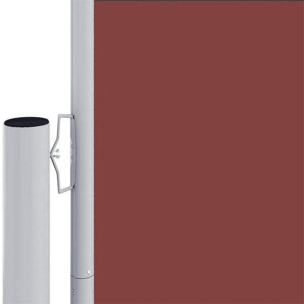 vidaXL Retractable Side Awning Brown 160x1000 cm