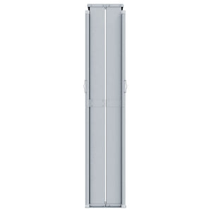 vidaXL Retractable Side Awning Cream 180x1000 cm