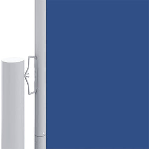 vidaXL Retractable Side Awning Blue 180x1000 cm
