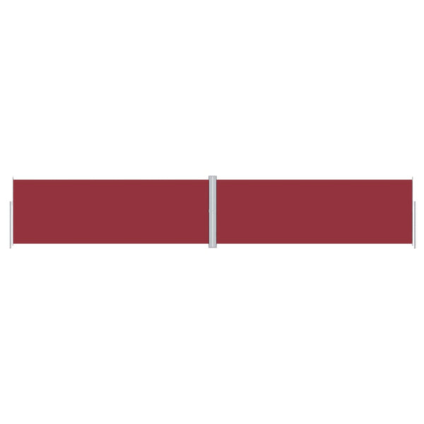 vidaXL Retractable Side Awning Red 180x1000 cm
