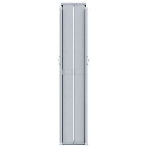 vidaXL Retractable Side Awning Black 200x1000 cm