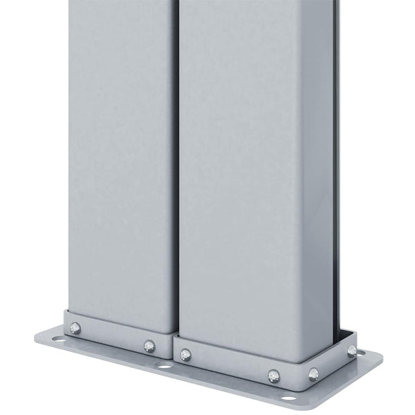 vidaXL Retractable Side Awning Anthracite 200x1000 cm