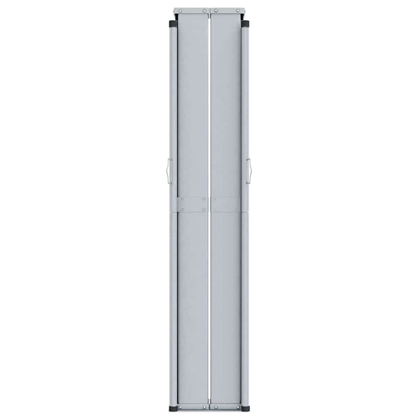 vidaXL Retractable Side Awning Black 220x1000 cm
